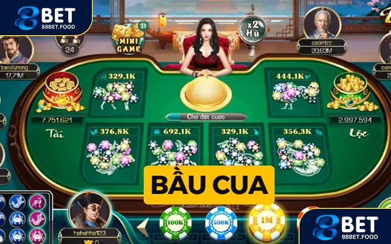 Giới thiệu về game bầu cua tôm cá 88BET